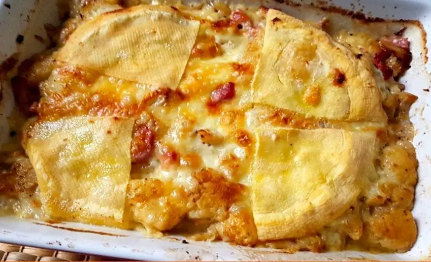 Gratin de Chou-Fleur Façon Tartiflette
