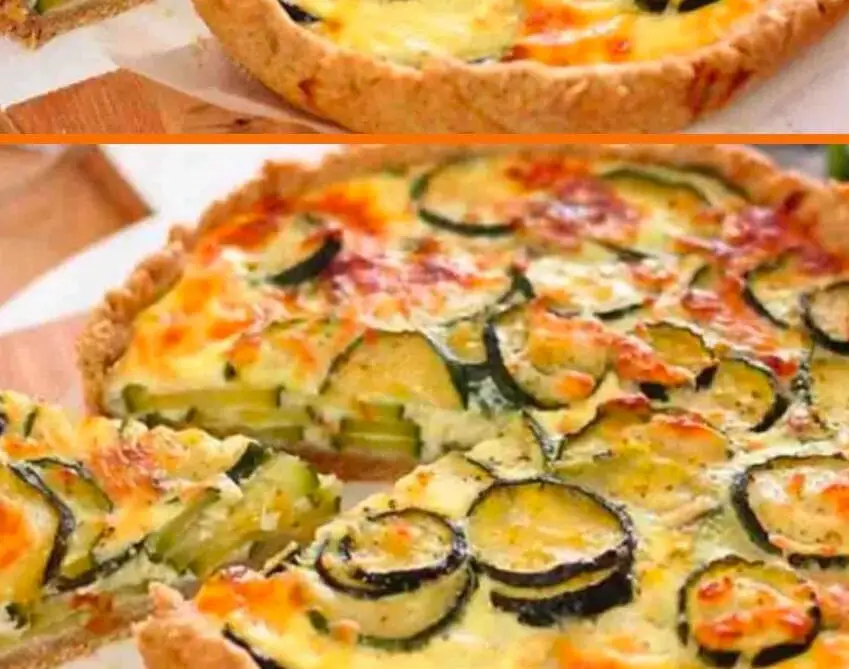 Quiche aux courgettes et aux 2 fromages