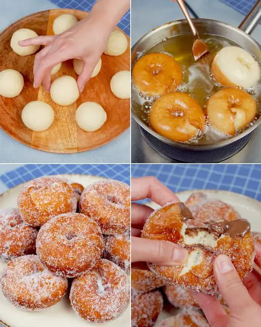 Les Beignets Fourrés au Chocolat