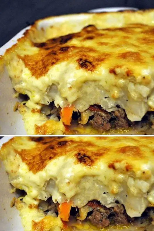 Gratin de Chou-fleur à la Viande Hachée