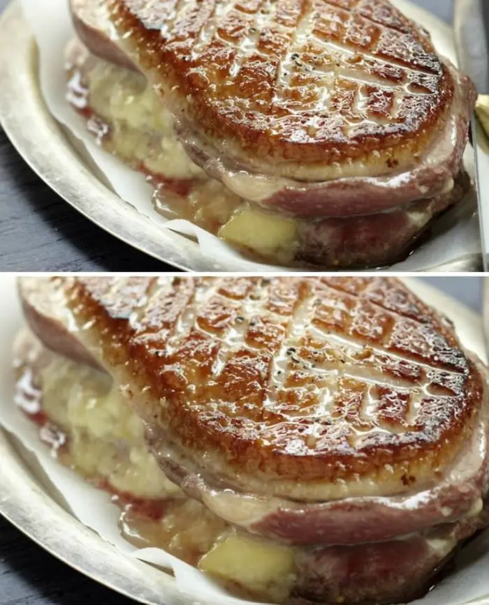 Magret de Canard au Chèvre et Jambon du Pays
