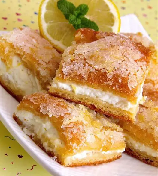 Tarte au Citron et Fromage à la Crème en Croissant