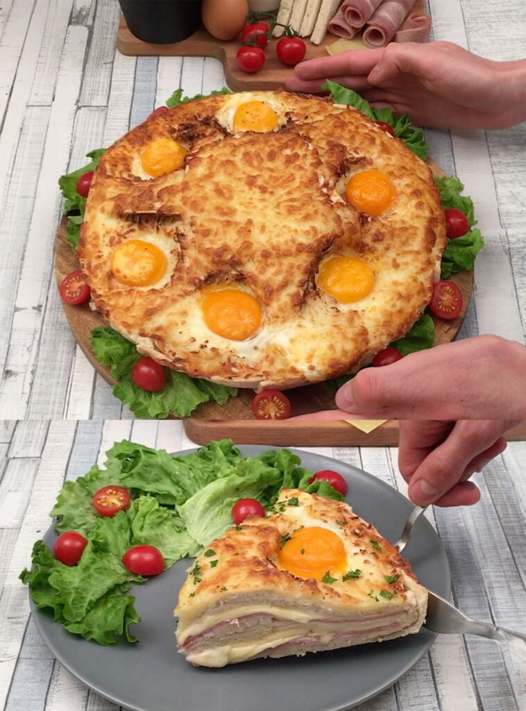 Tarte Croque-Madame : Une Fusion Culinaires Réconfortante