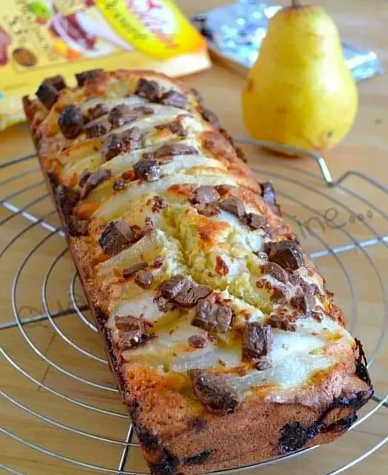 Cake Poire Et Chocolat