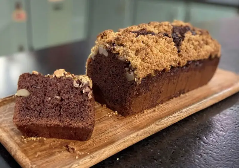 Crumble Cake Poire Chocolat De Laurent Mariotten