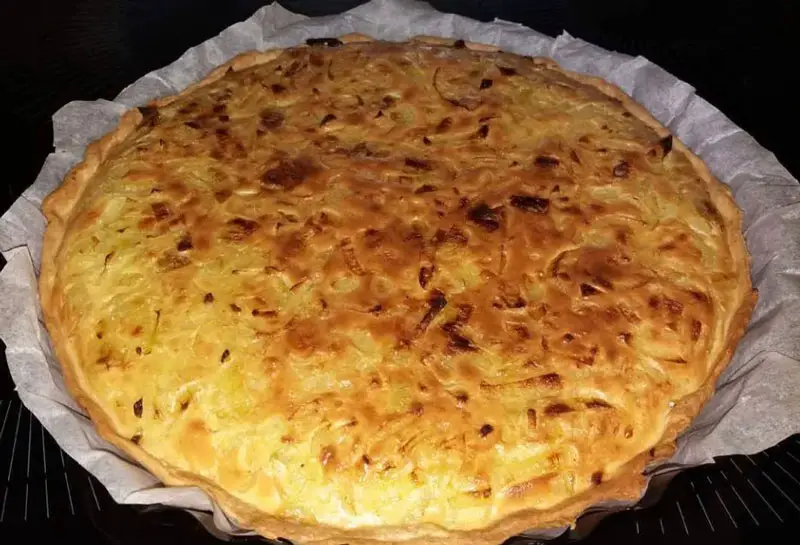 La Tarte Aux Oignons Alsacienne